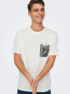 Only & Sons t-paita Onsperry Life Reg Leaf