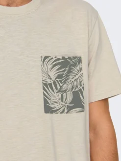 Only & Sons t-paita Onsperry Life Reg Leaf