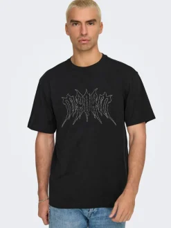 Only & Sons t-paita Onsrhinestone