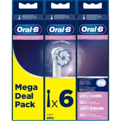 Oral-B vaihtoharja Sensitive Clean 2+2+2 kampanjapakkaus 116