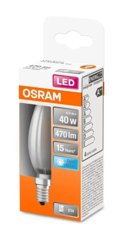 Osram LED kynttilälamppu 470lm 4000K E14