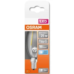 Osram LED kynttilälamppu 2,5W/840 230V FIL E14 FS1