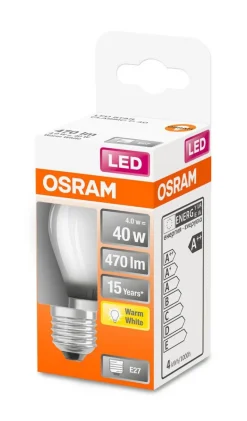 Osram LED pienkupulamppu 470lm 2700K E27