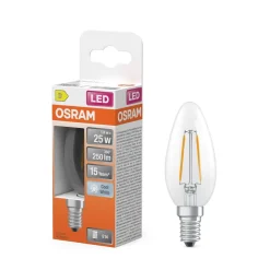 Osram LED Star Classic B 25 Filament 1.8W 840 Clear E14