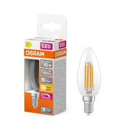 Osram LED Superstar Classic B 40 Fil. DIM 3.4W 827 Clear E14