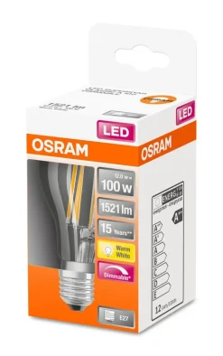 Osram LED vakiolamppu 1521lm 2700K E27 DIM