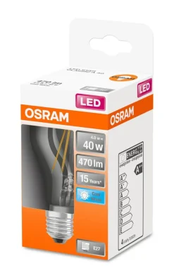 Osram LED vakiolamppu 470lm 4000K E27