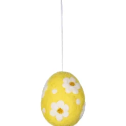 Pentik huopakoriste Kukkamuna 7 cm keltainen