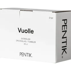 Pentik juomalasi Vuolle 35 cl kirkas 2 kpl
