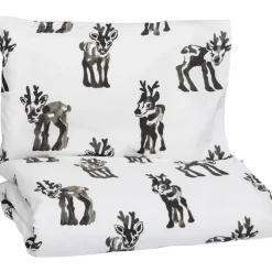 Pentik pussilakanasetti Vasa 120x160 cm + 40x60 cm ruskea