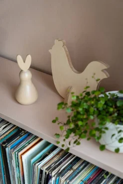 Pentik puukoriste Lupu 18 cm luonnollinen puu