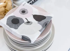 Pentik servietti 33 cm Pastelli harmaa