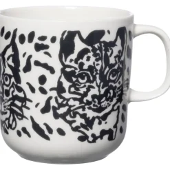 Pentik Tuntu muki Villikissa 0,35 L musta