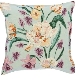 Pentik tyynynpäällinen Helmililja 45x45 cm gobeliini v.vihre