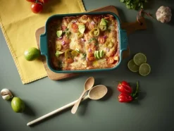 Peugeot keraaminen Appolia-vuoka suorakaide 32 cm metsän vih