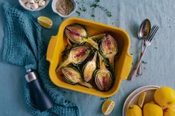 Peugeot keraaminen Appolia-vuoka suorakaide 32 cm sahramin k