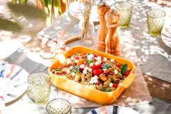 Peugeot keraaminen Appolia-vuoka suorakaide 32 cm sahramin k