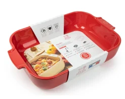 Peugeot vuoka Appolia suorakaide 36 cm punainen