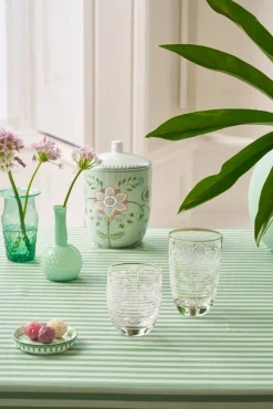 Pip Studio juomalasi Flower White 280 ml 2 kpl