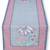 Pip Studio kaitaliina Flower Festival 50x150 cm Blue