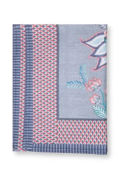 Pip Studio kaitaliina Flower Festival 50x150 cm Blue