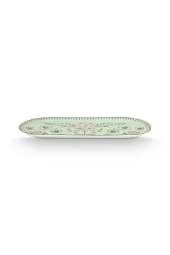 Pip Studio kakkutarjotin Lily&Lotus 33,3x15,5 cm Light Green