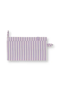 Pip Studio keittiöpyyhe Stripes 65x65 cm Lilac 2 kpl