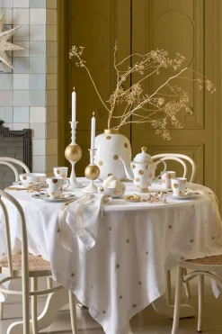 Pip Studio kulho Dot Delight 2 kpl White-Gold 15cm