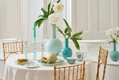 Pip Studio kynttilänjalka Swirl Light Blue S 20 cm