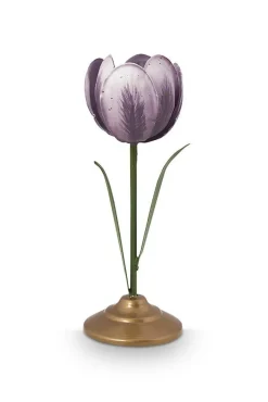 Pip Studio kynttilänjalkasetti Metal Lilac