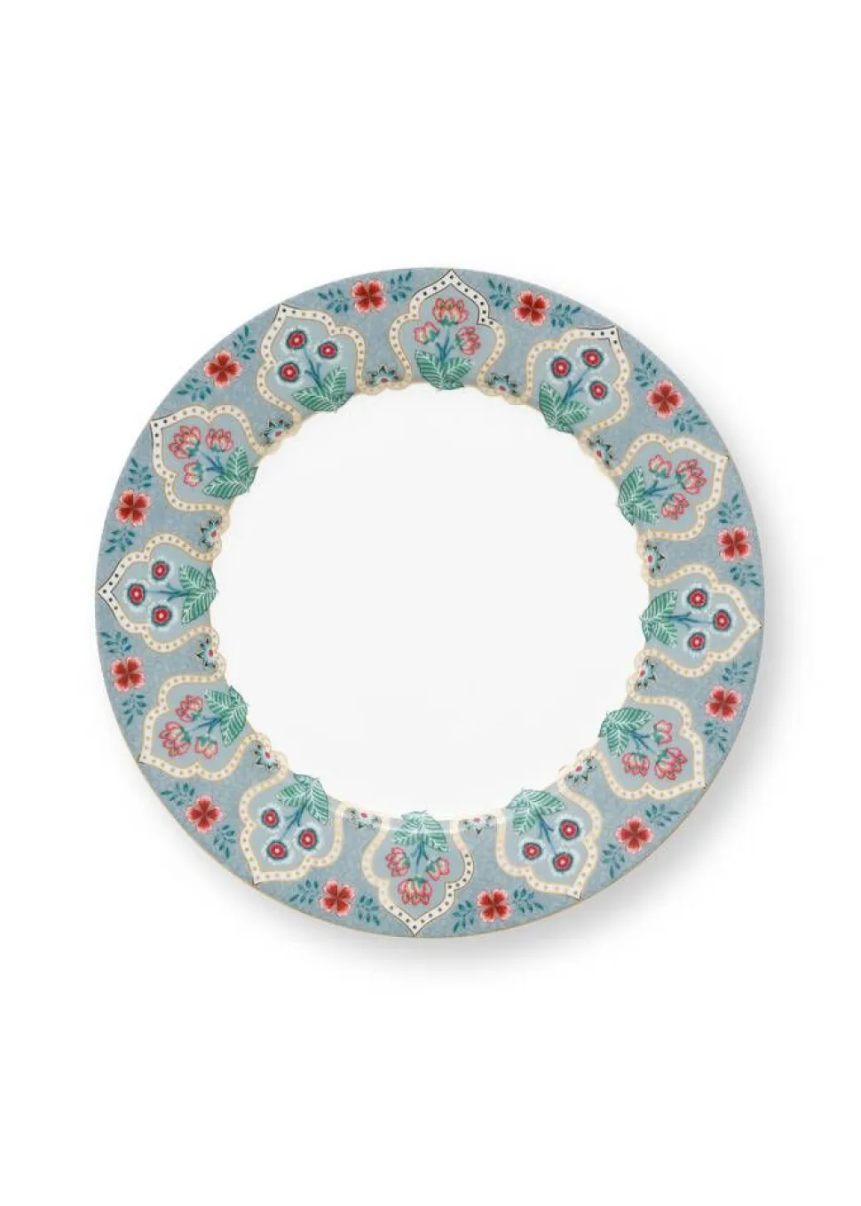 Pip Studio lautanen Flower Festival Deco 21 cm Light Blue