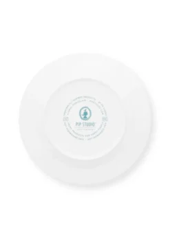 Pip Studio lautanen Flower Festival Deco 21 cm Light Blue