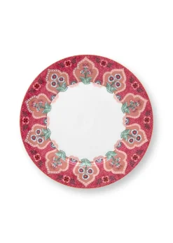 Pip Studio lautanen Flower Festival Deco 21 cm Dark Pink