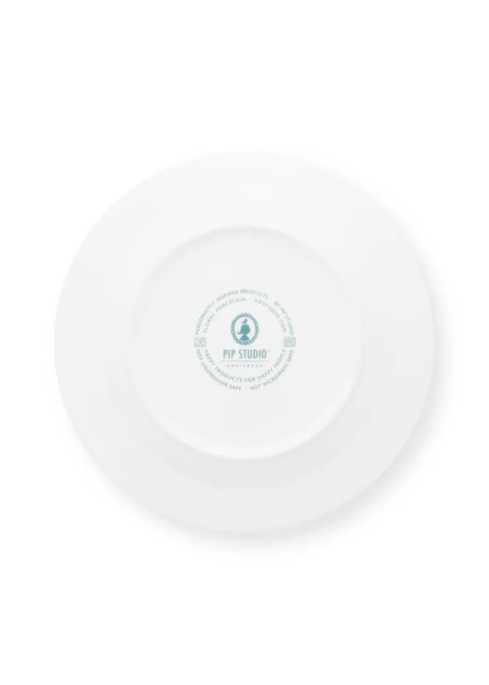 Pip Studio lautanen Flower Festival Scallop 26,5 cm Red-Ligh