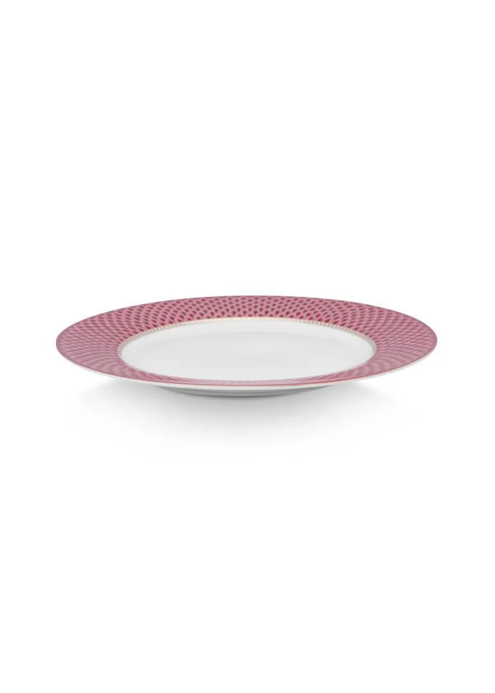 Pip Studio lautanen Flower Festival Scallop 26,5 cm Dark Pin