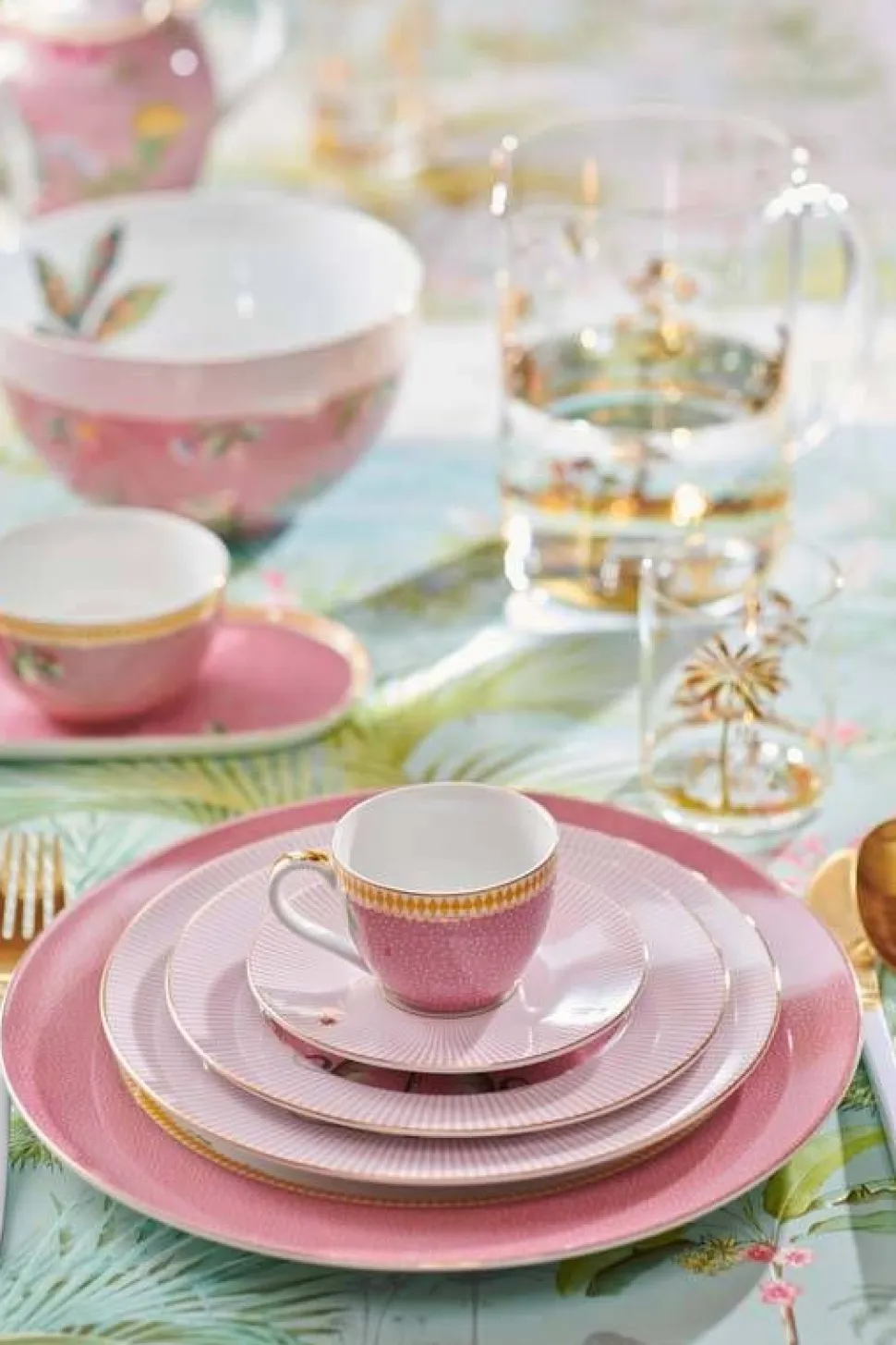 Pip Studio lautanen La Majorelle 17 cm Pink