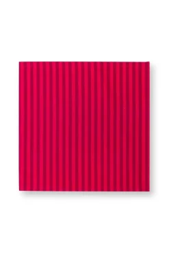Pip Studio lautasliina Stripes Dark Red 40x40 cm 2 kpl