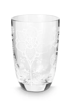 Pip Studio longdrinklasi Flower White 400 ml 2 kpl