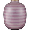 Pip Studio maljakko Metal Stripes 32 cm Lilac