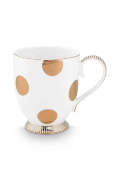 Pip Studio muki Dot Delight 2 kpl White-Gold