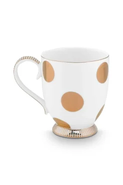 Pip Studio muki Dot Delight 2 kpl White-Gold