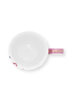 Pip Studio muki Flower Festival 350 ml Dark Pink