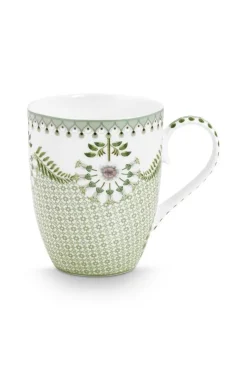 Pip Studio muki Lily&Lotus Tiles 350 ml Light Green