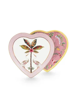 Pip Studio sydänlautanen La Majorelle 21,5 cm 2 kpl Pink