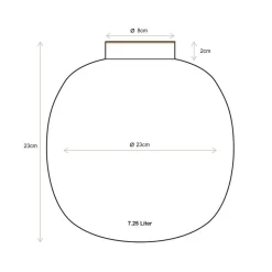 Pip Studio vaasi Lilac 23 cm metalli