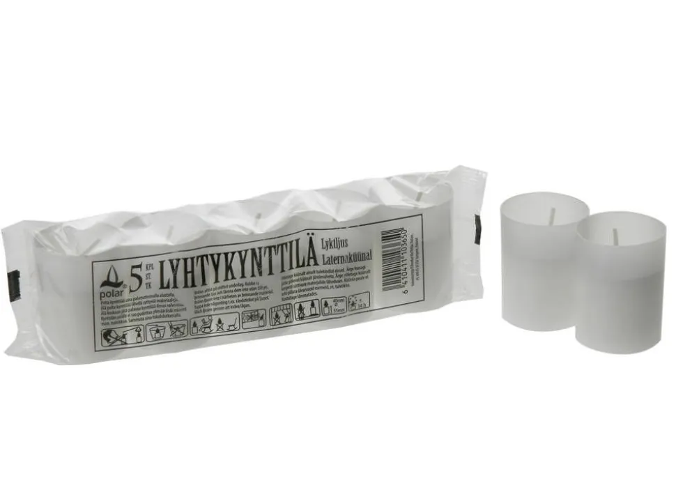 Polar kynttilät Lyhtykynttilä 5 kpl