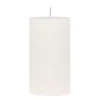 Polar kynttilät pöytäkynttilä Rustic 6,8x12 cm valkoinen