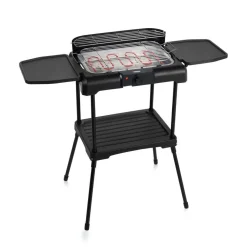 Princess sähkögrilli jalustalla ja sivupöydillä, 2200 W