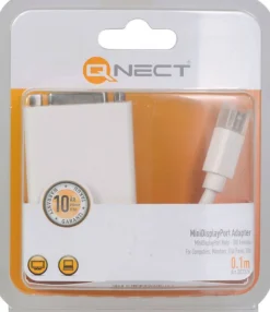 Qnect Adapteri DP mini - DVI 0,1 m