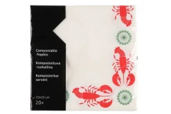 Rapu lautasliina 33 cm kompostoituva 20 kpl